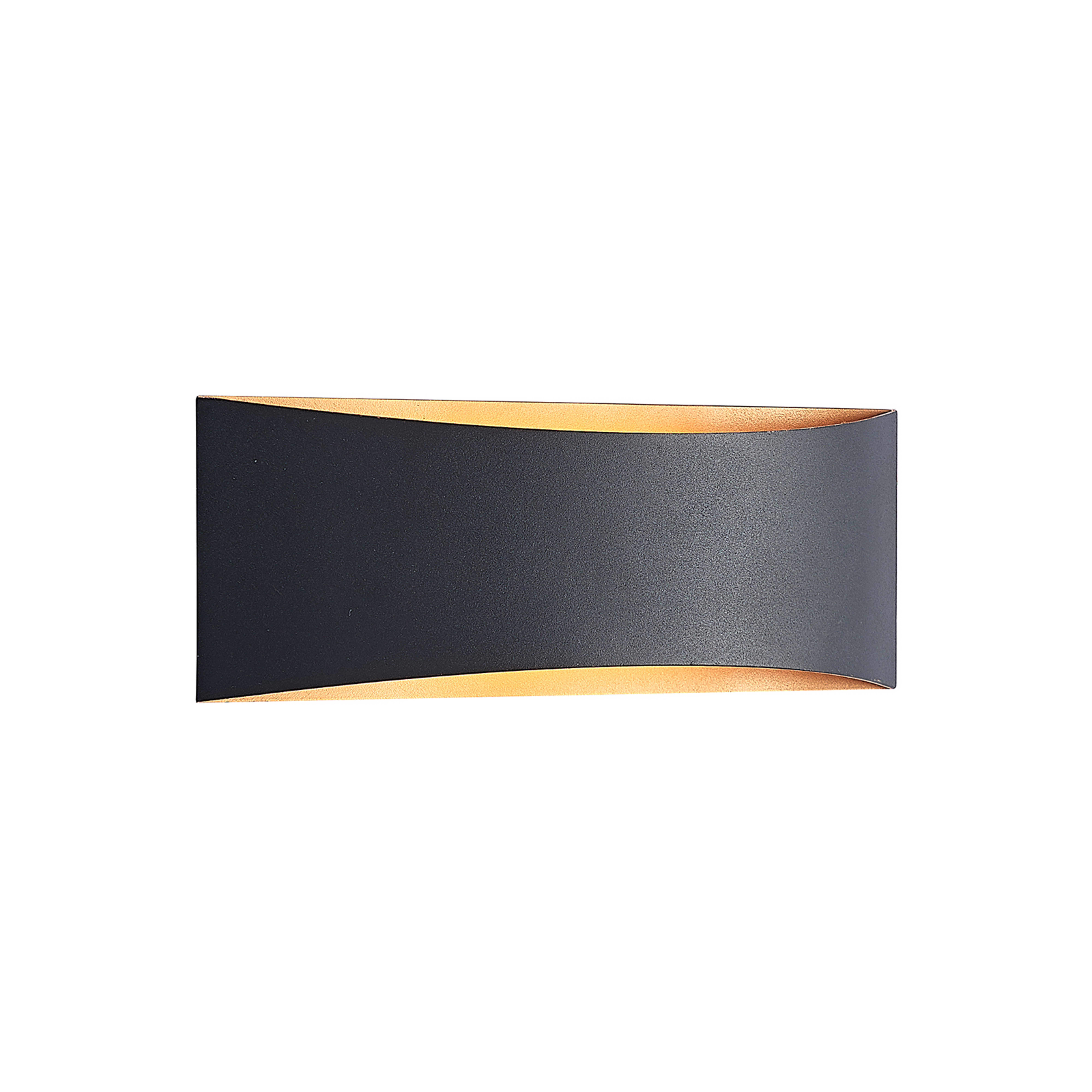 Danta Wall Lamp Black/Gold - Arcchio