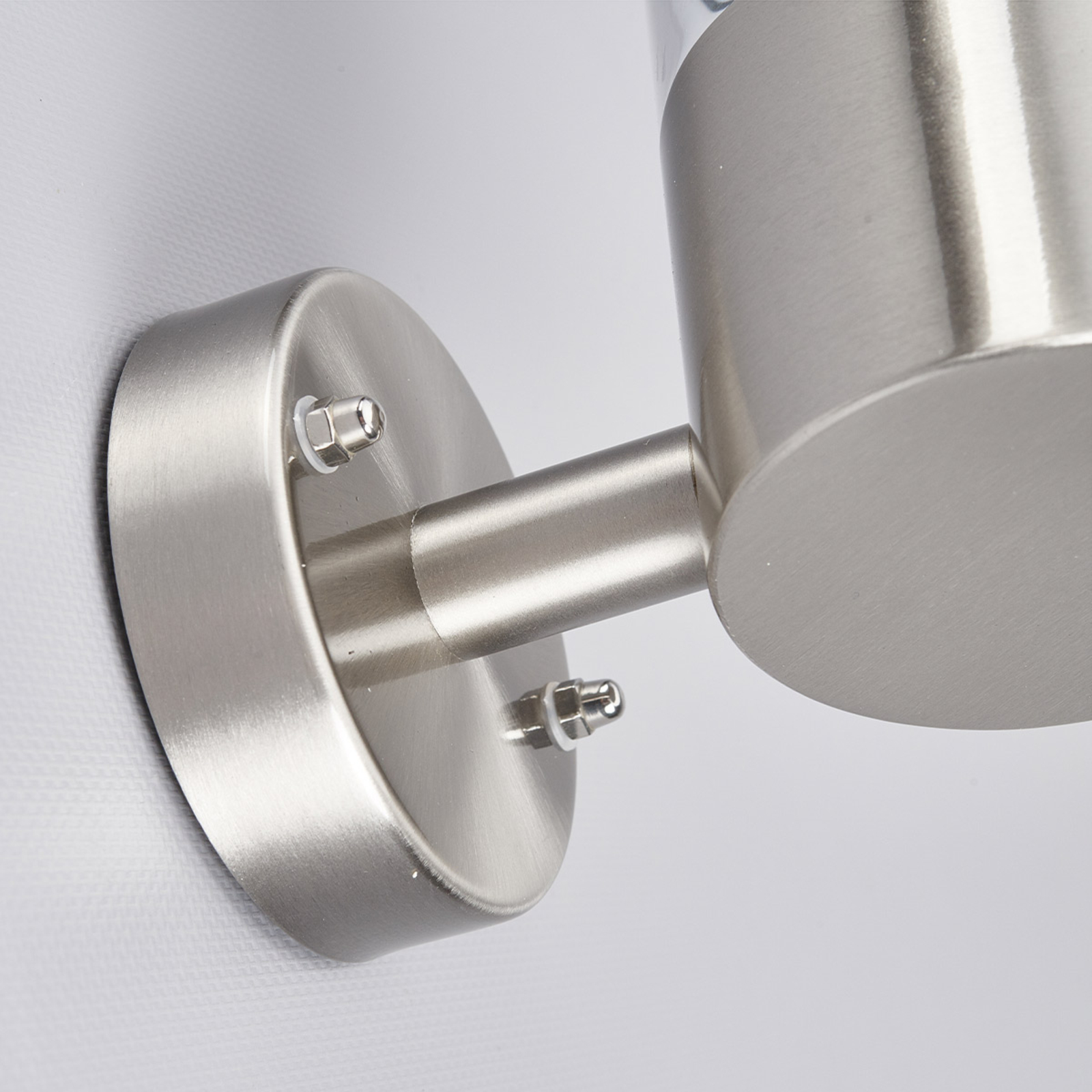 LED-Edelstahl-Außenwandleuchte Lanea gerade