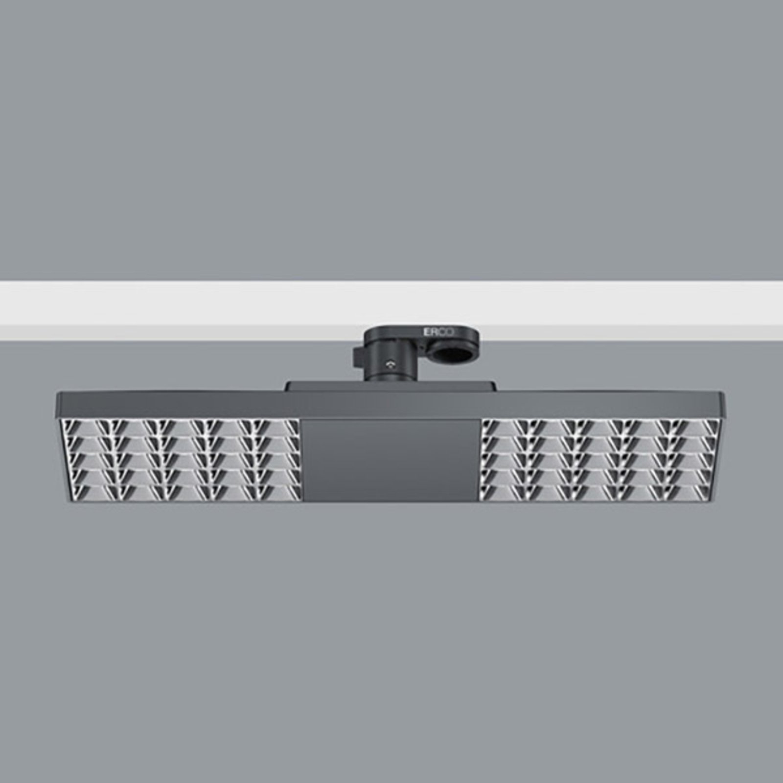 ERCO Jilly 230V Bluetooth 15W extra wide, silver louvre