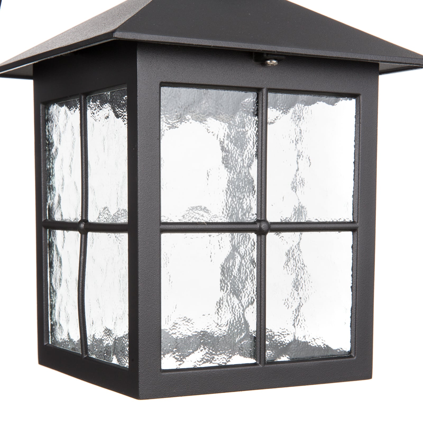 Applique d'extérieur Winchester BL18, noir/transparent, IP43 - Elstead