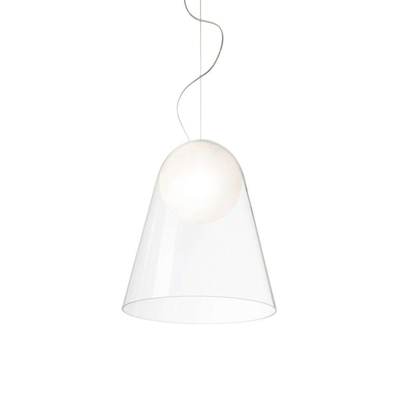 Satellight Lustră Pendul My Light White/Transparent - Foscarini