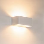 Arcchio LED fali lámpa Karam, 20 cm, fehér, fém, fel/le, le/fel