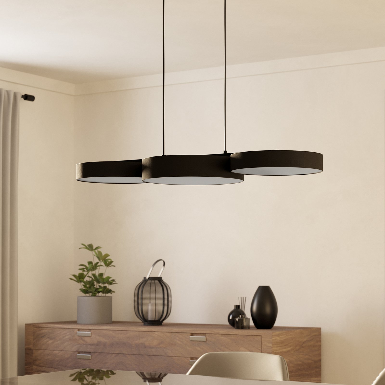 EGLO connect Smart LED pendant light Barbano-Z, black