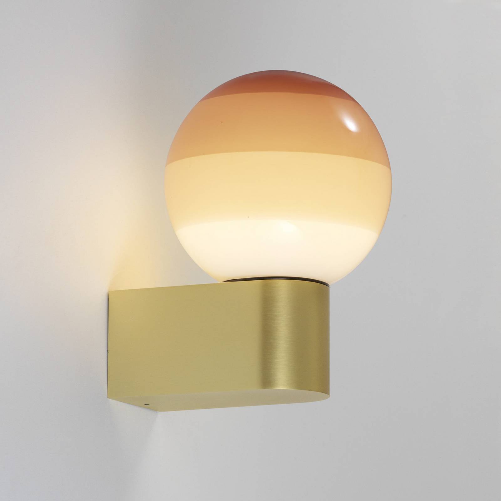 Kinkiet LED MARSET Dipping Light A1, kremowy/mosiężny