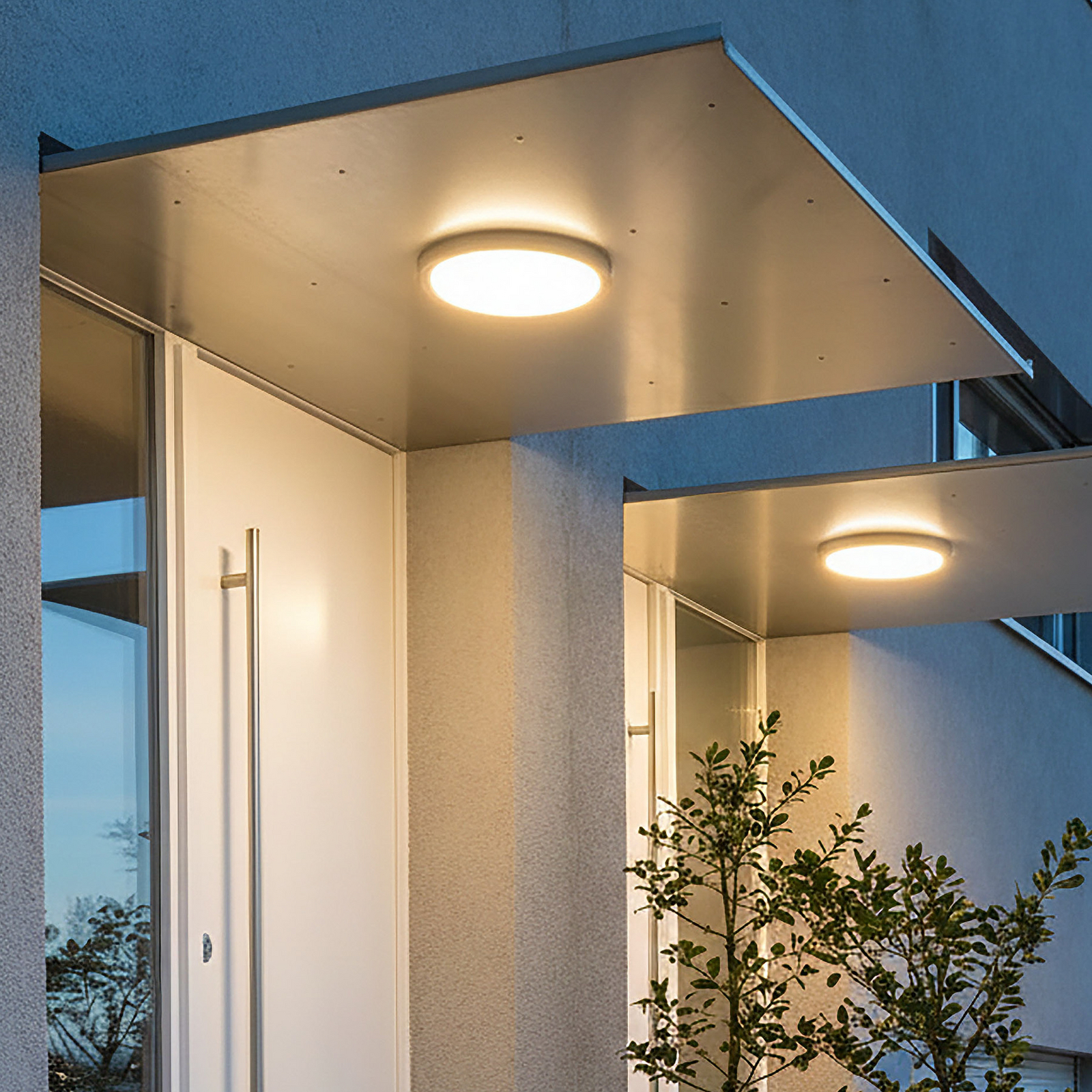 LED wandlamp CMD 9162, schemersensor, Ø 26 cm, CCT, IP54 LED wandlamp CMD 9162, schemersensor, Ø 26 cm, CCT, IP54