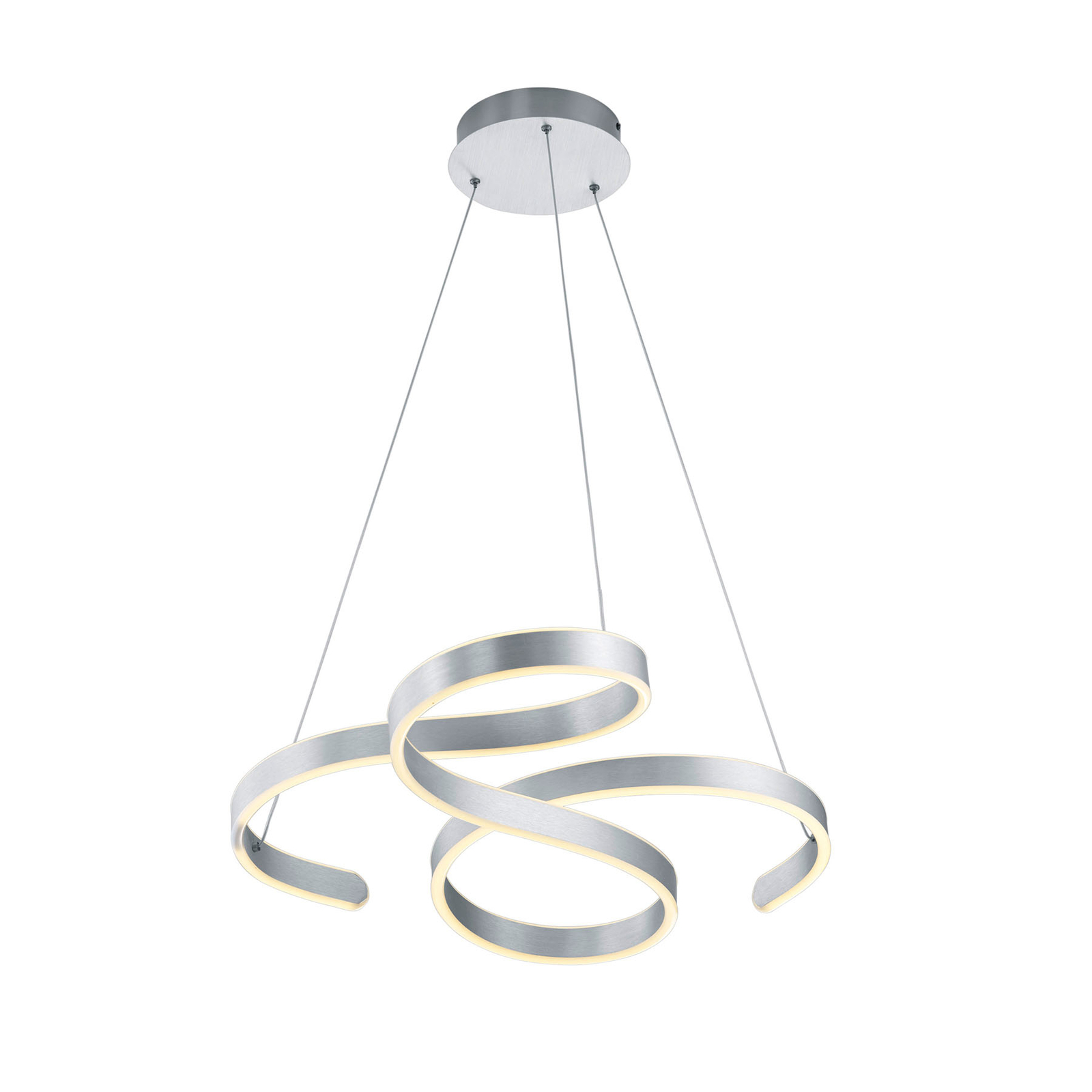 LED-Pendelleuchte Francis, schwungvoll designt