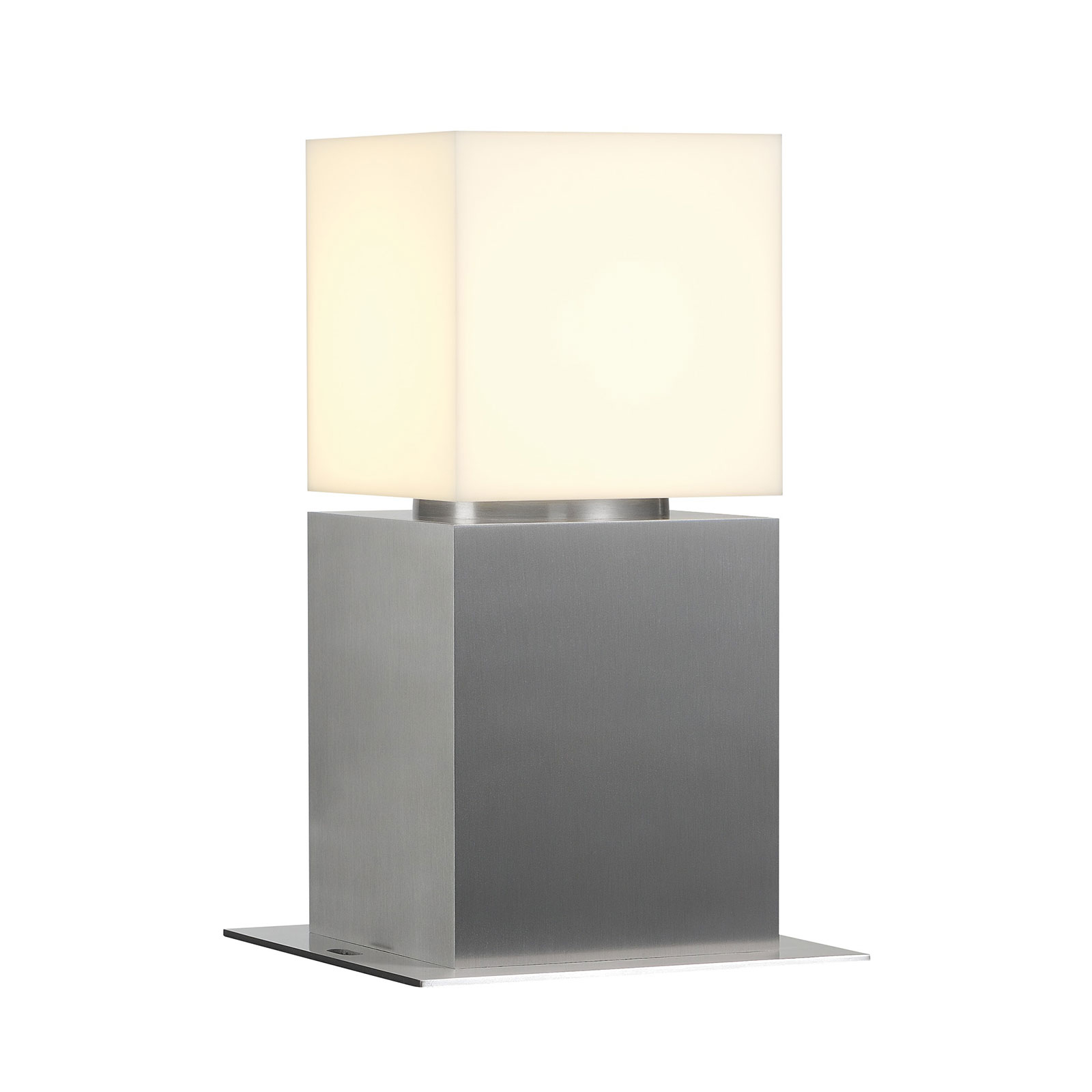 SLV Square Pole 30 LED pillar light, height cm, stainless steel 316, plastic, 12 W, energy efficiency: A+, L: 13 cm, W: 13 cm, H: 30 cm