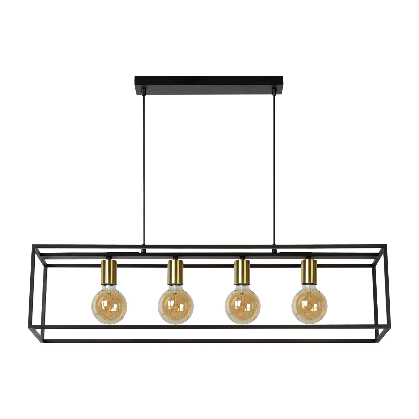 Ruben hanglamp met frame, 4-lamps