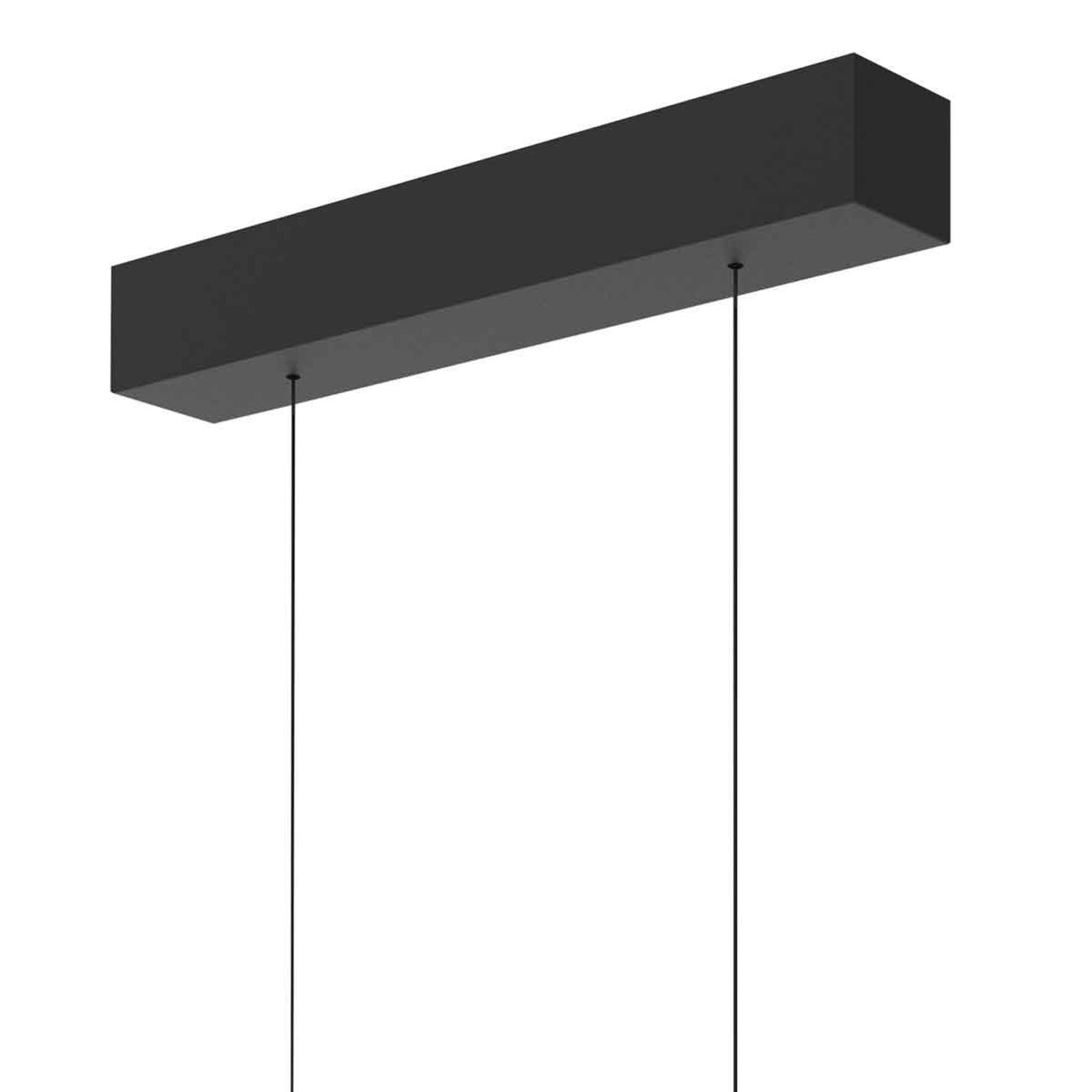 Hengelampe Bande, opp/ned, svart, 120 cm, CCT, dimmer