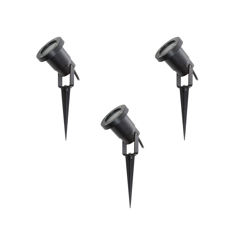 Lindby - Thorgal Garden Lamp w/Spear Ø9,8 3pcs Black