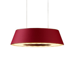 OLIGO Glance lámpara colgante LED 1 luz rojo mate