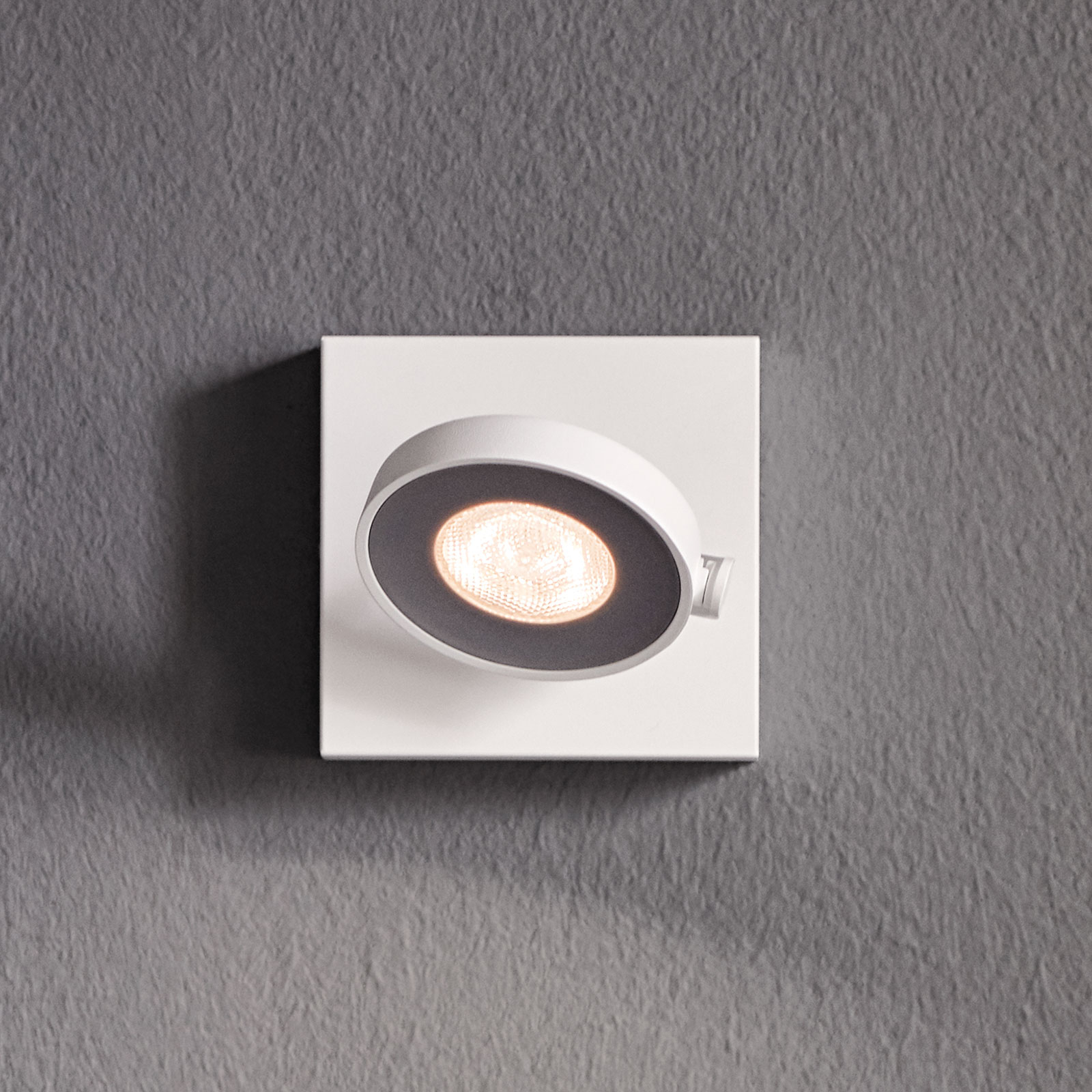 Philips Clockwork LED wall spotlight white 1-bulb