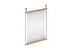 Suspended Mirror Small Stejar/Satin Alamă - Woud