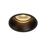 SLV Horn recessed spotlight GU10, matt black