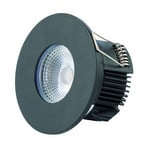 DOTLUX MULTIsun LED inbouwlamp, rond, zwart