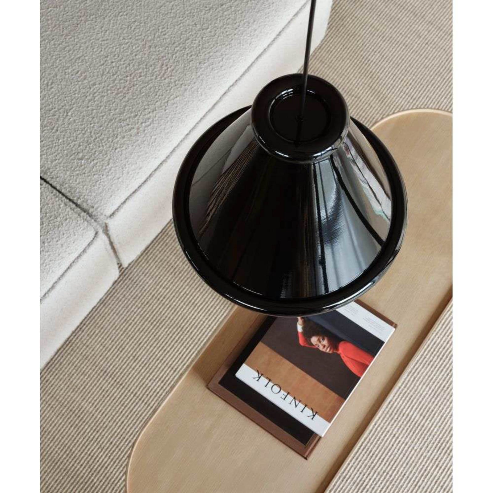 Belle Pendel Ø36 Glossy Black Belid - Spisestue - Metal billede