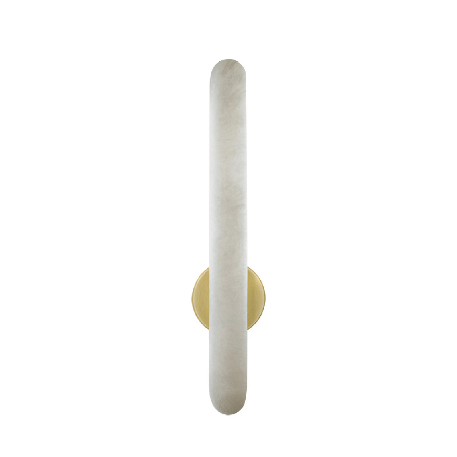 LED wandlamp 2547, wit, hoogte 37 cm, albast, dimbaar
