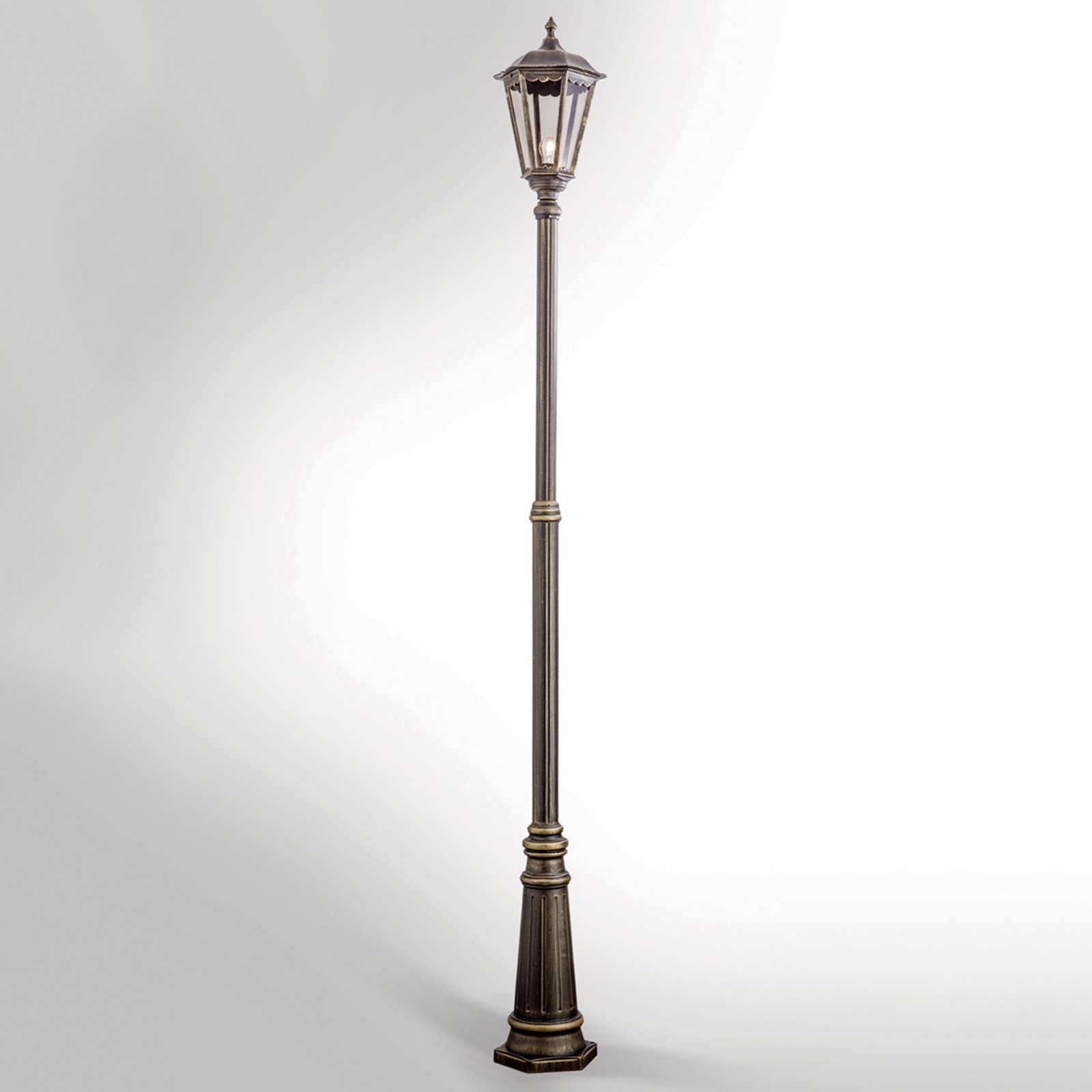 Puchberg árbóc lámpa 1 izzós 211 cm fekete-arany