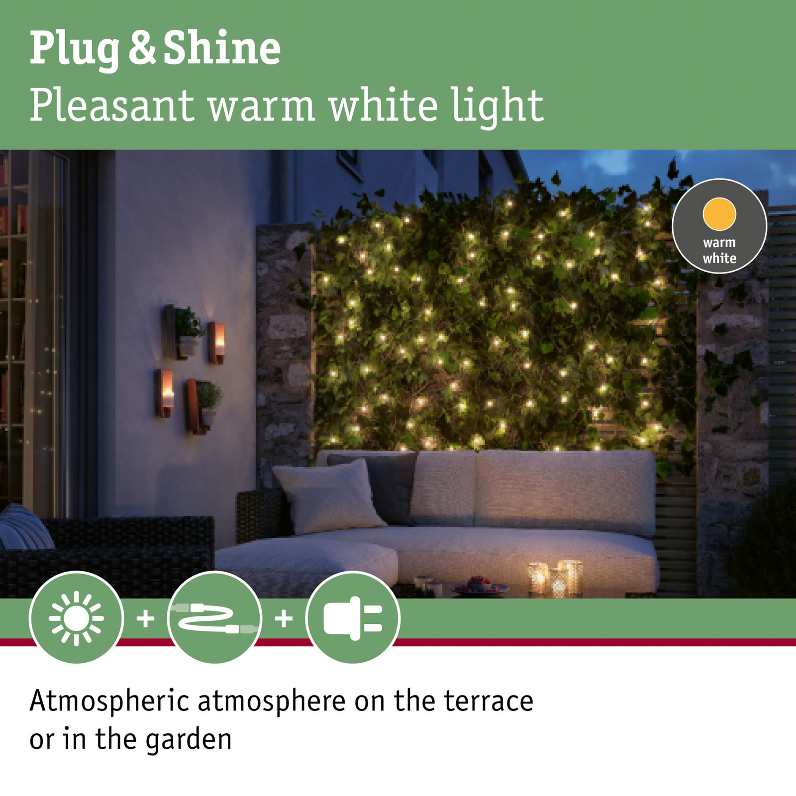 Paulmann Plug & Shine Guirlande lumineuse LED mini, 7,5 m Paulmann Plug & Shine Guirlande lumineuse LED mini, 7,5 m