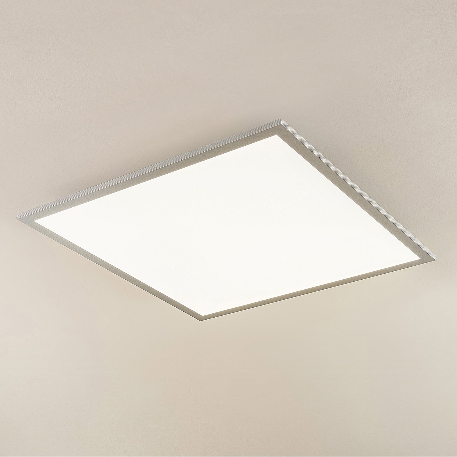 Lindby Kjetil LED ceiling panel app RGB 62 x 62 cm