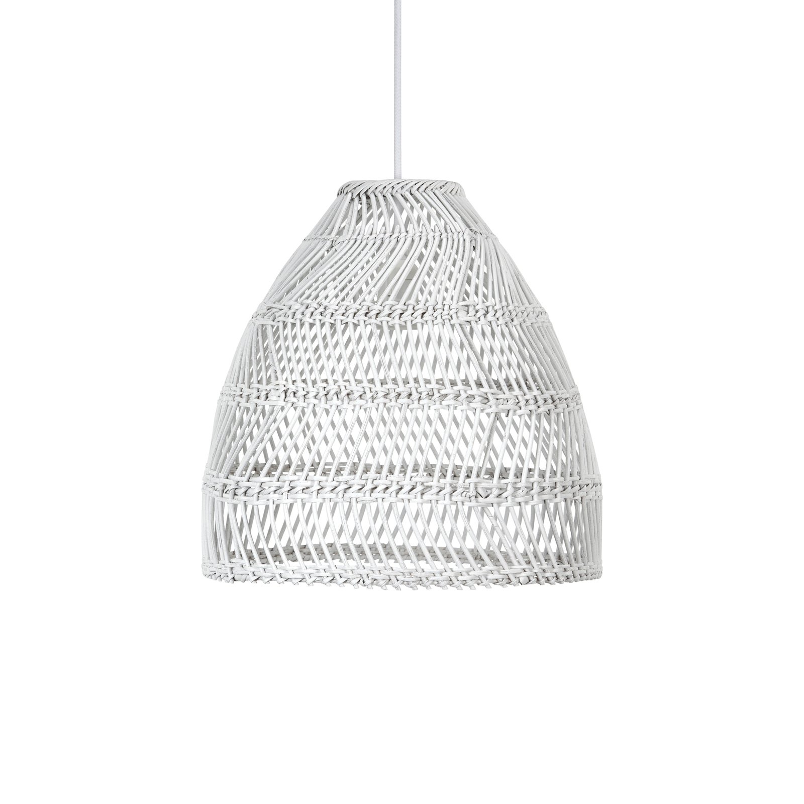 PR Home Maja pendant light, white Ø 36 cm