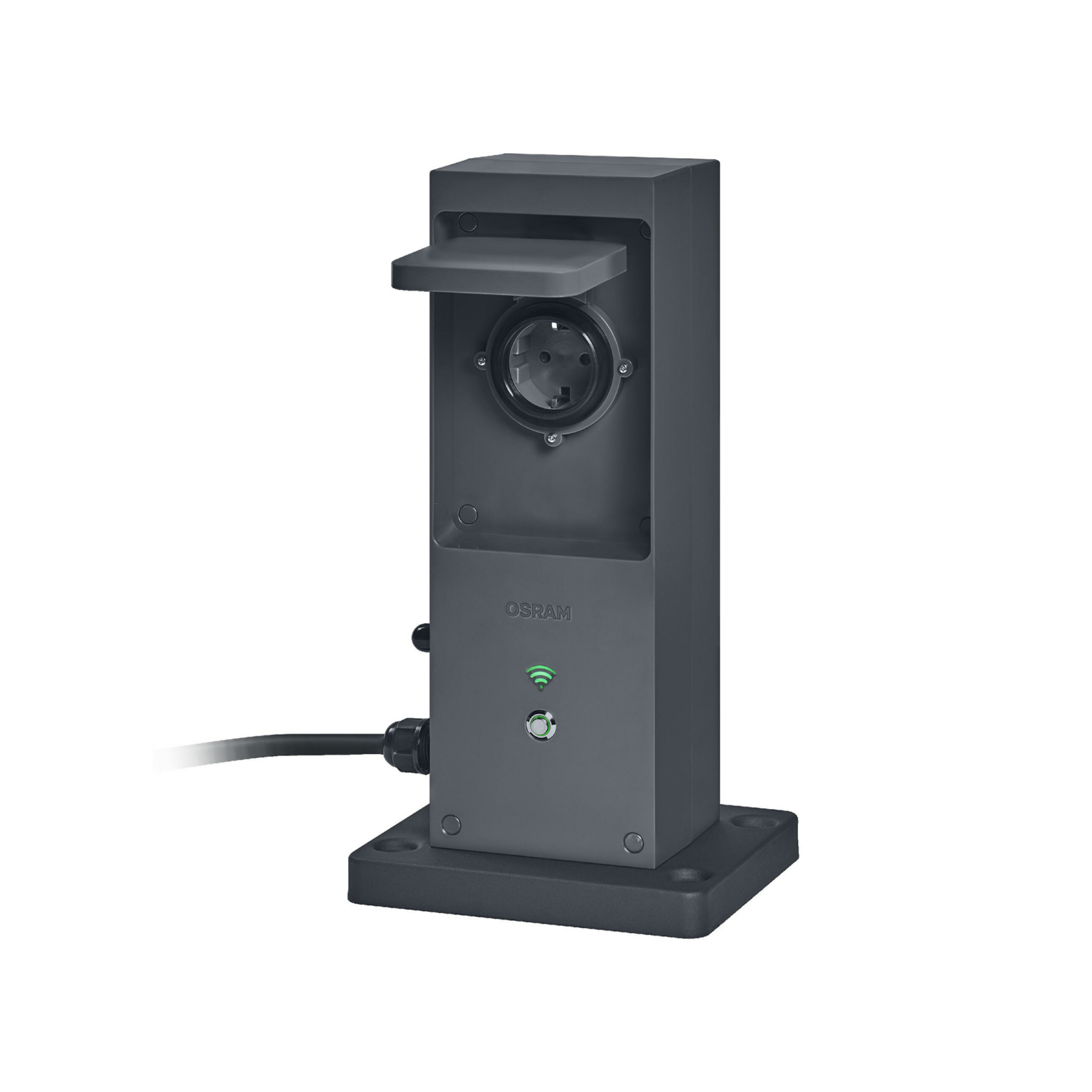 OSRAM SMART+ WiFi колона с контакти, антрацит, IP44, 2-кратна