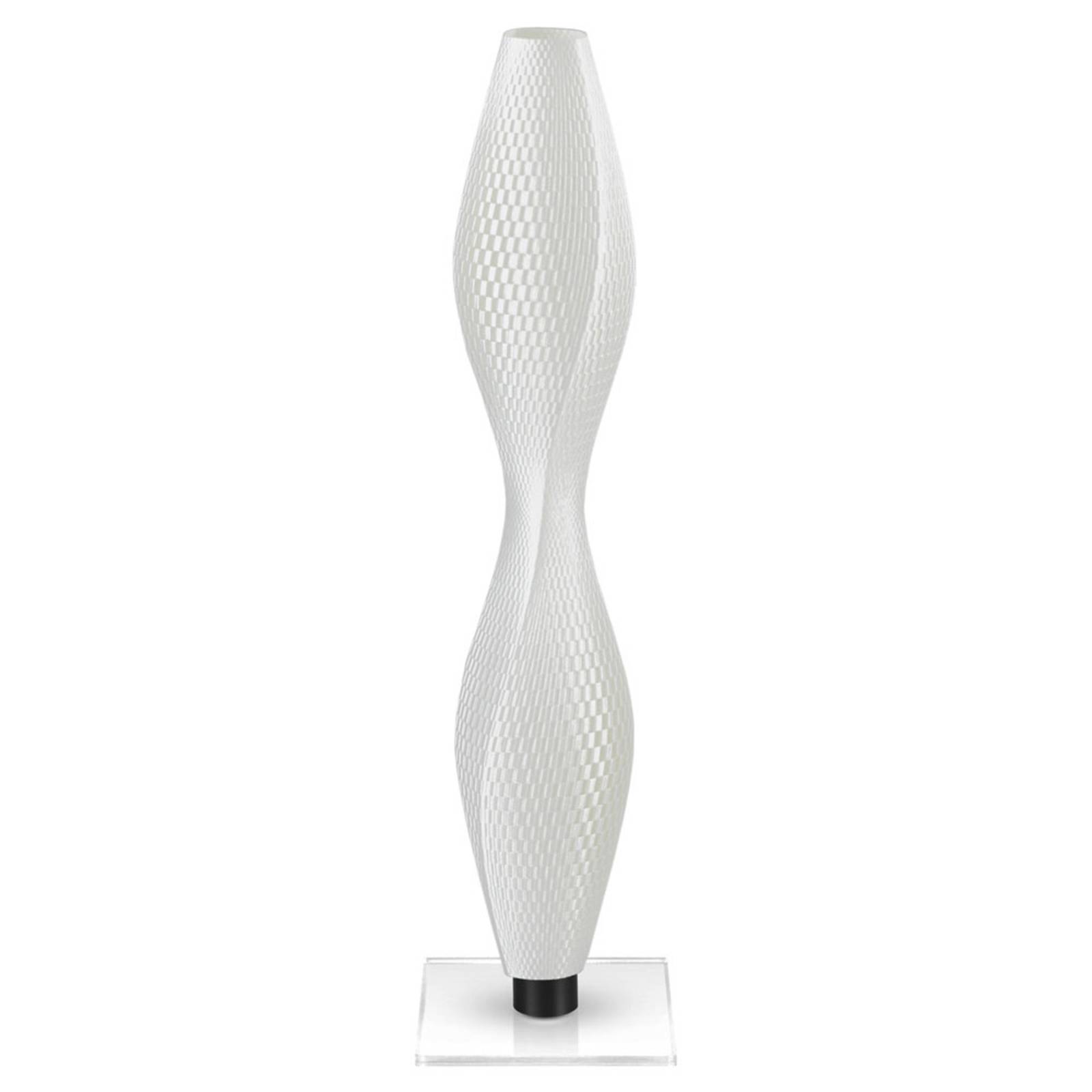 Lampadaire LED Flechtwerk Lava 75cm blanc