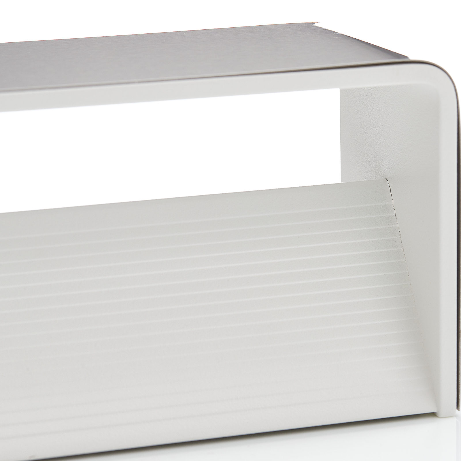 Lucande Sessa LED wall light 37 cm matt nickel, for Living / Dining Room, aluminium, 12 W, energy efficiency: A++, W: 37 cm, H: 9 cm