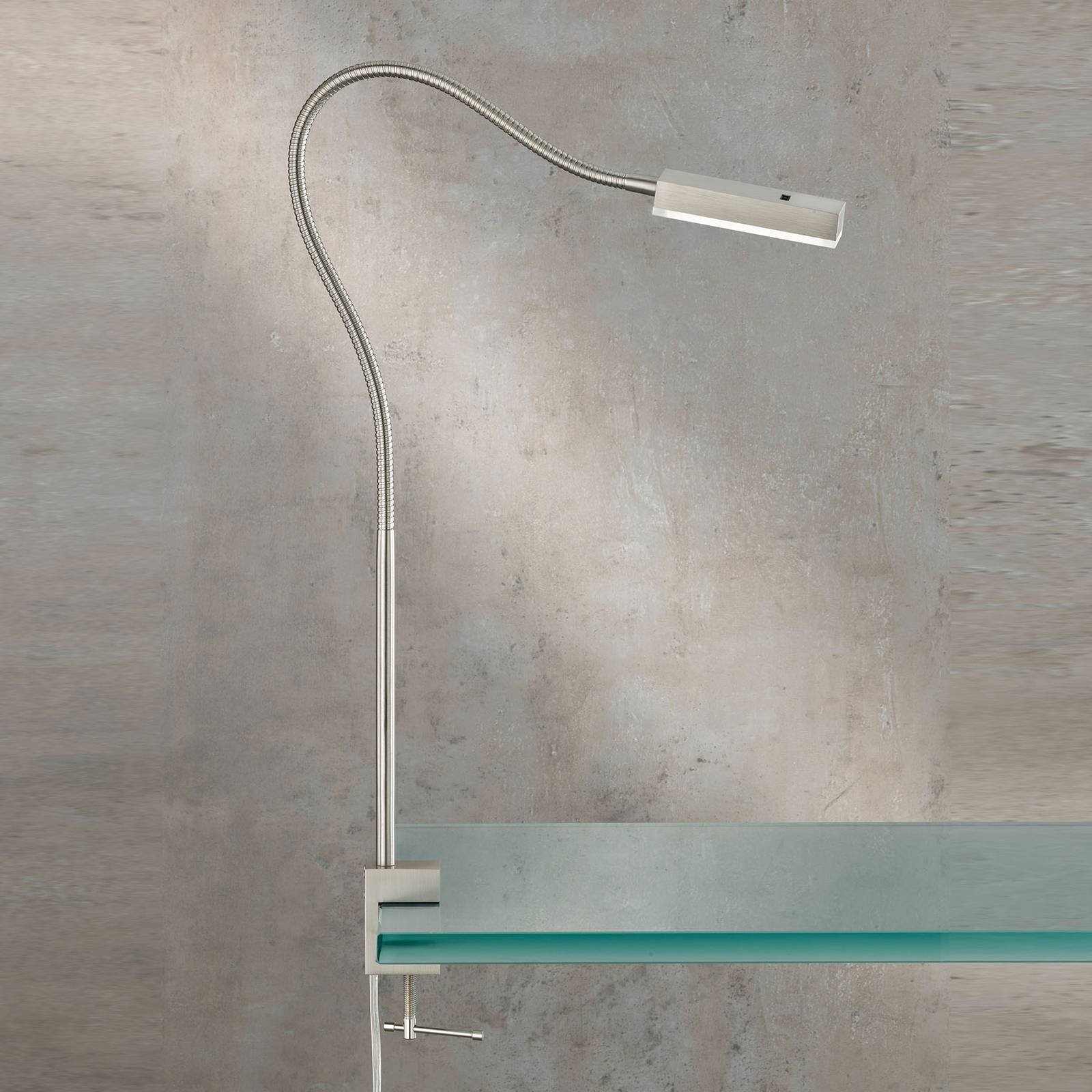 fischer & honsel lampe à pince led raik avec commande gestuelle, 60 cm