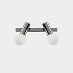 LEDS-C4 Mist LED bathroom wall light 2-bulb, variable