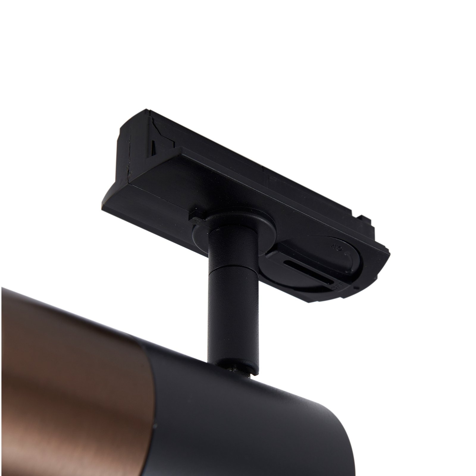 Linaro Track spot GU10 Black/Brown - Lindby