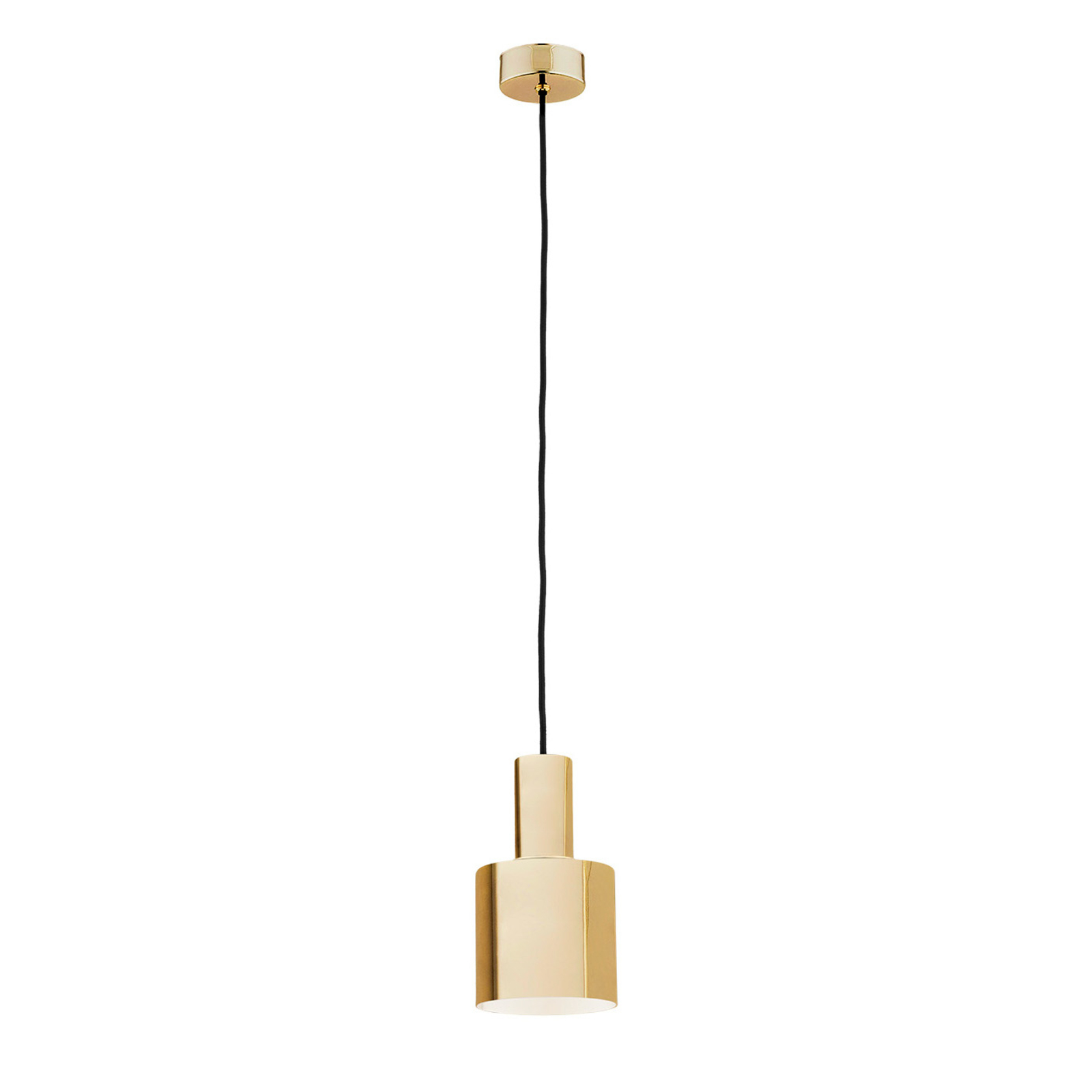 Pendant light Selma, 1-bulb, brass, Ø 12 cm