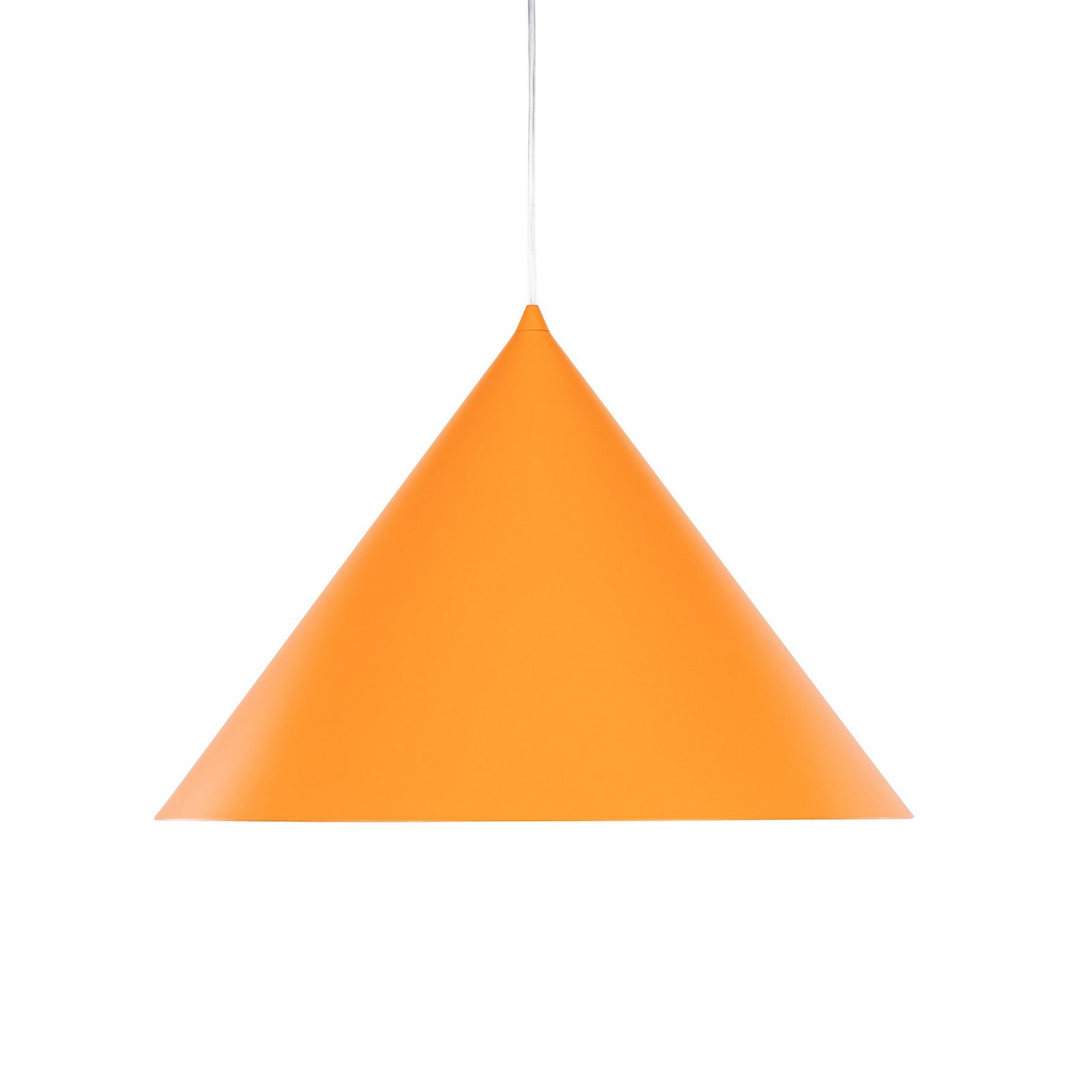 Závěsné světlo Cono, 1 žárovka, Ø 50 cm, oranžové, E27