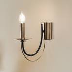 Ferra wall light, antique brass, 1-bulb