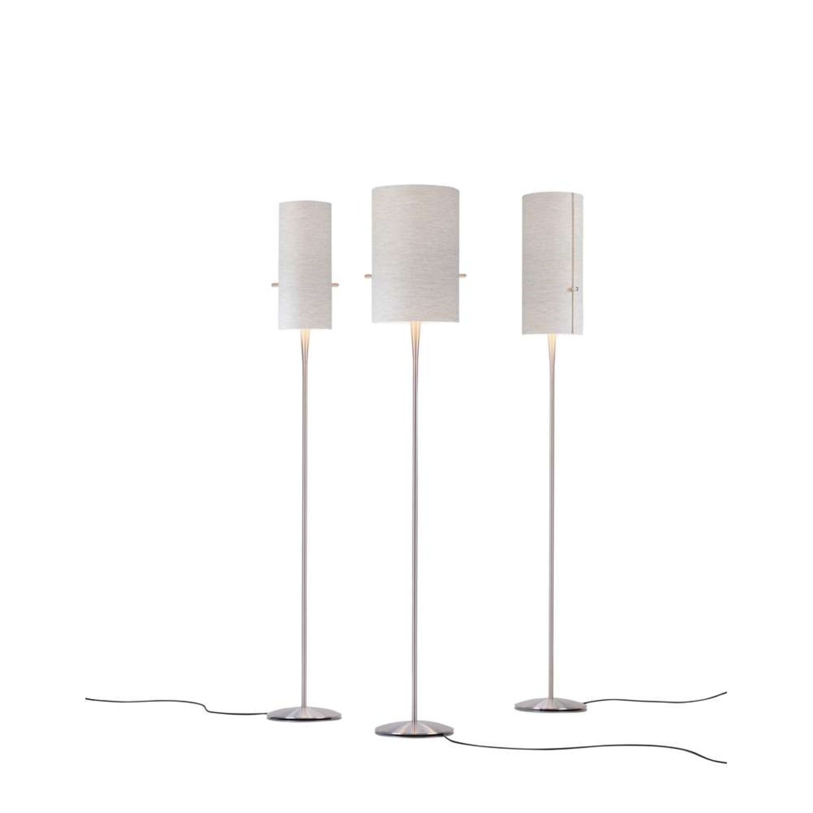 Club Floor Lamp S Brushed/Melange Grey - Serien Lighting