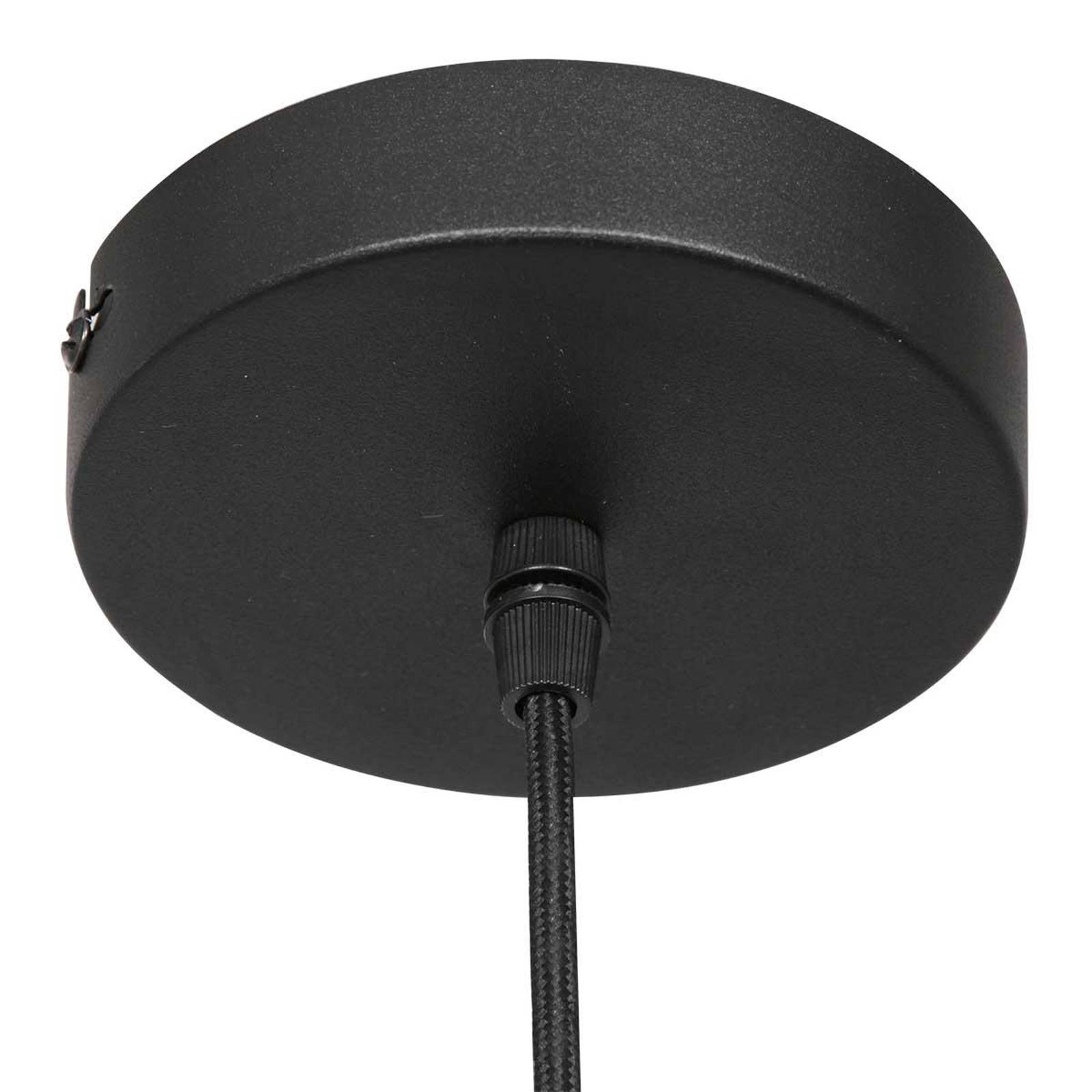 Lampa wisząca Bollique, mosiądz, Ø 25 cm, szkło, 1-punktowa, kula ziemska