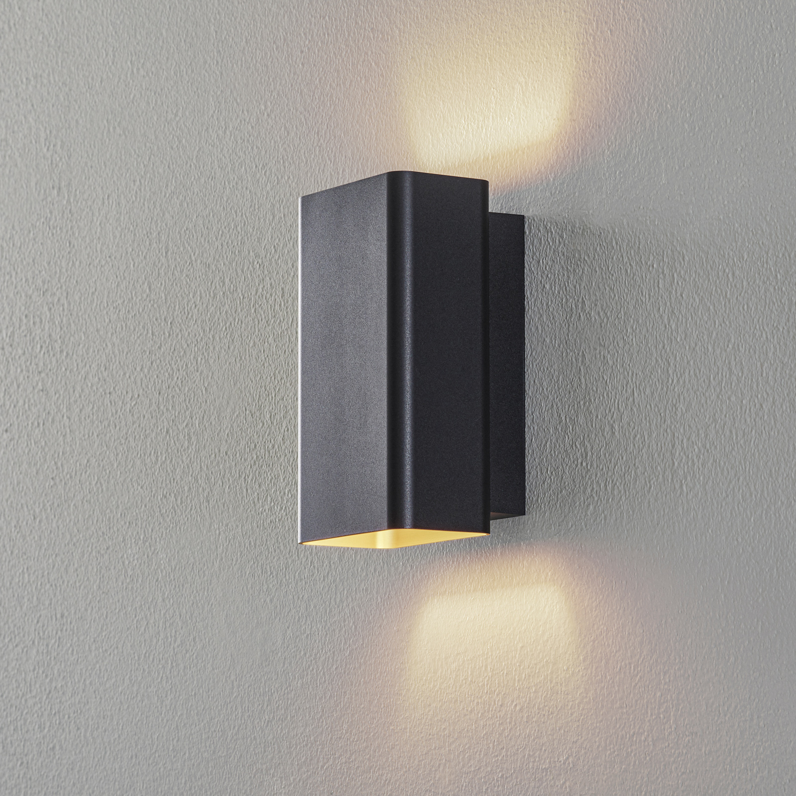 BEGA Studio Line Wandlampe schmal schwarz