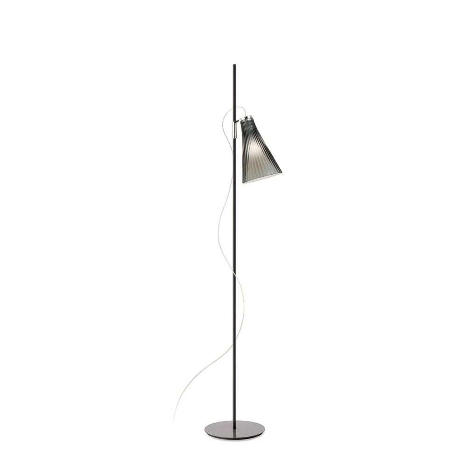 K-Lux Floor Lamp Black/Smoke - Kartell