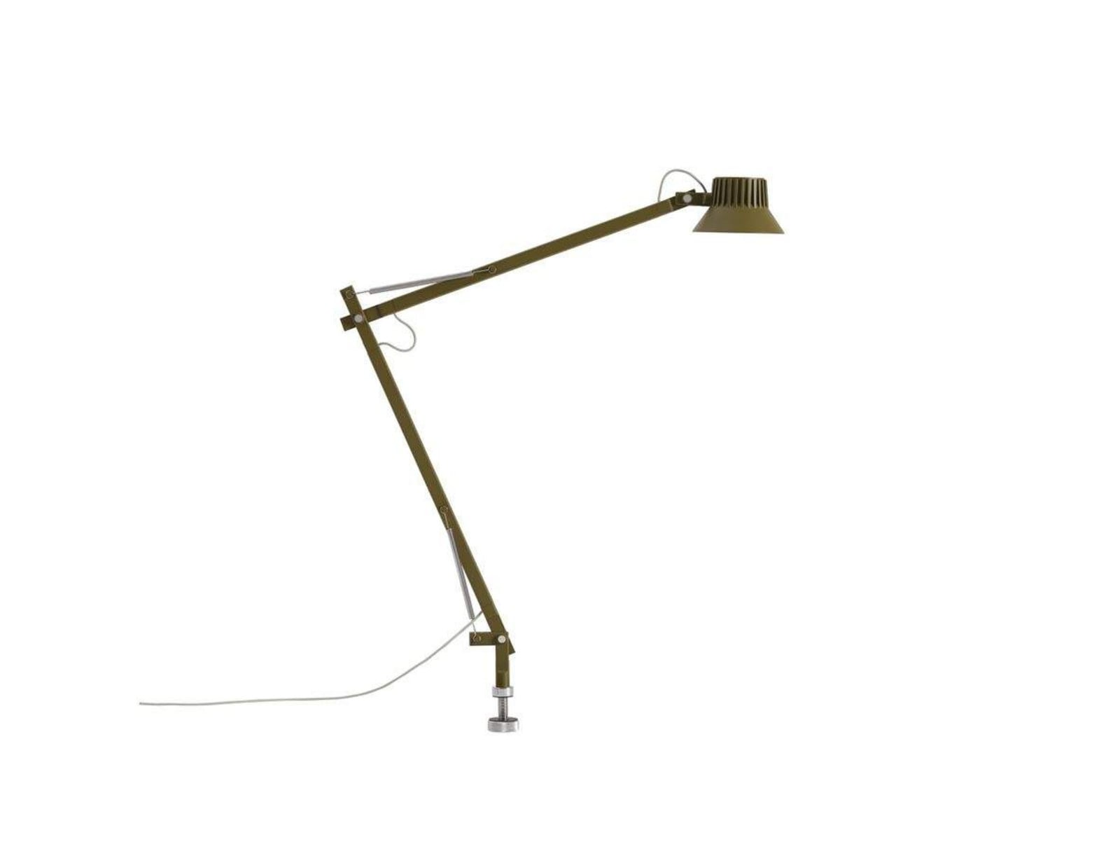 Dedicate Bordlampe w/Pin L2 Brown Green Muuto - Kontor / arbejdsværelse - Aluminium