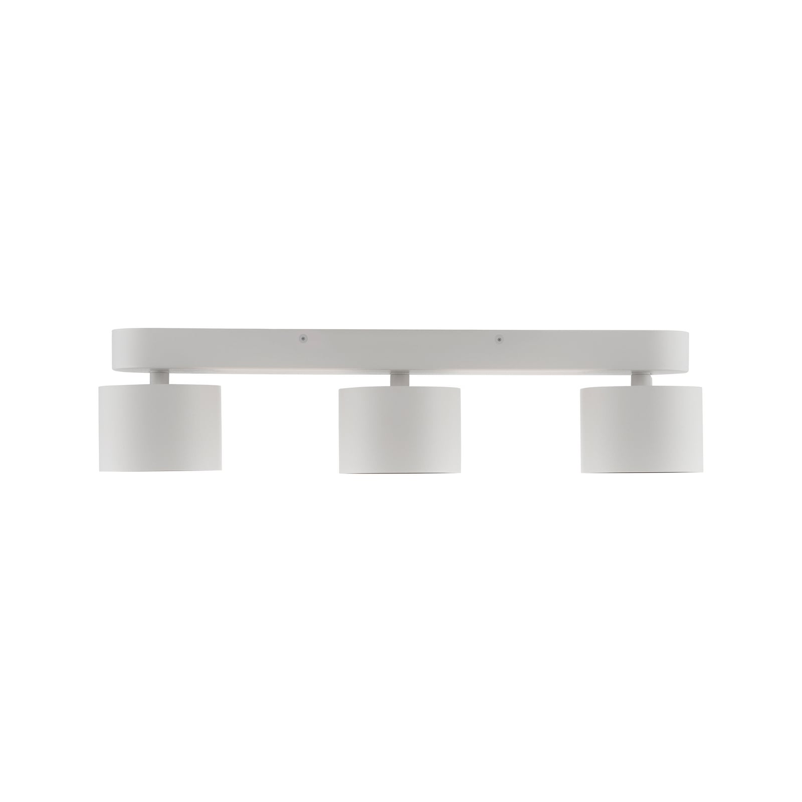 Cup LED-Deckenspot, weiß, Länge 56 cm, Metall, 3-flg. - PURE