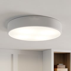 Lampa sufitowa Cleo, Ø 50 cm, IP20, biały, metal, E27