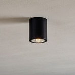 Deckenspot Downlight round in Schwarz