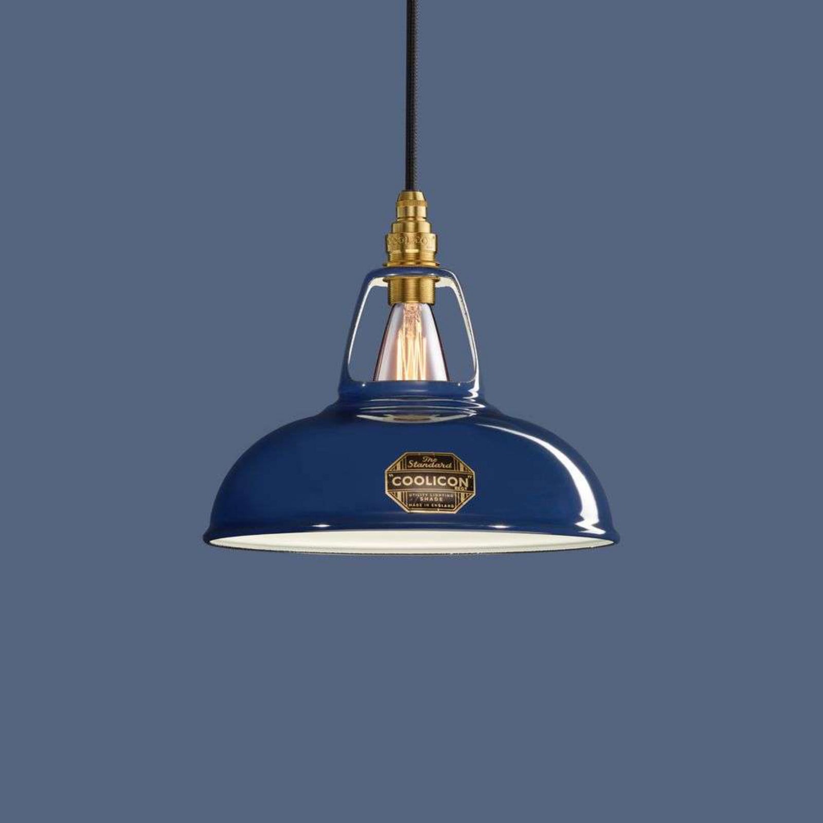 Original 1933 design pendellampe Royal Blue Coolicon - Stue - Metal