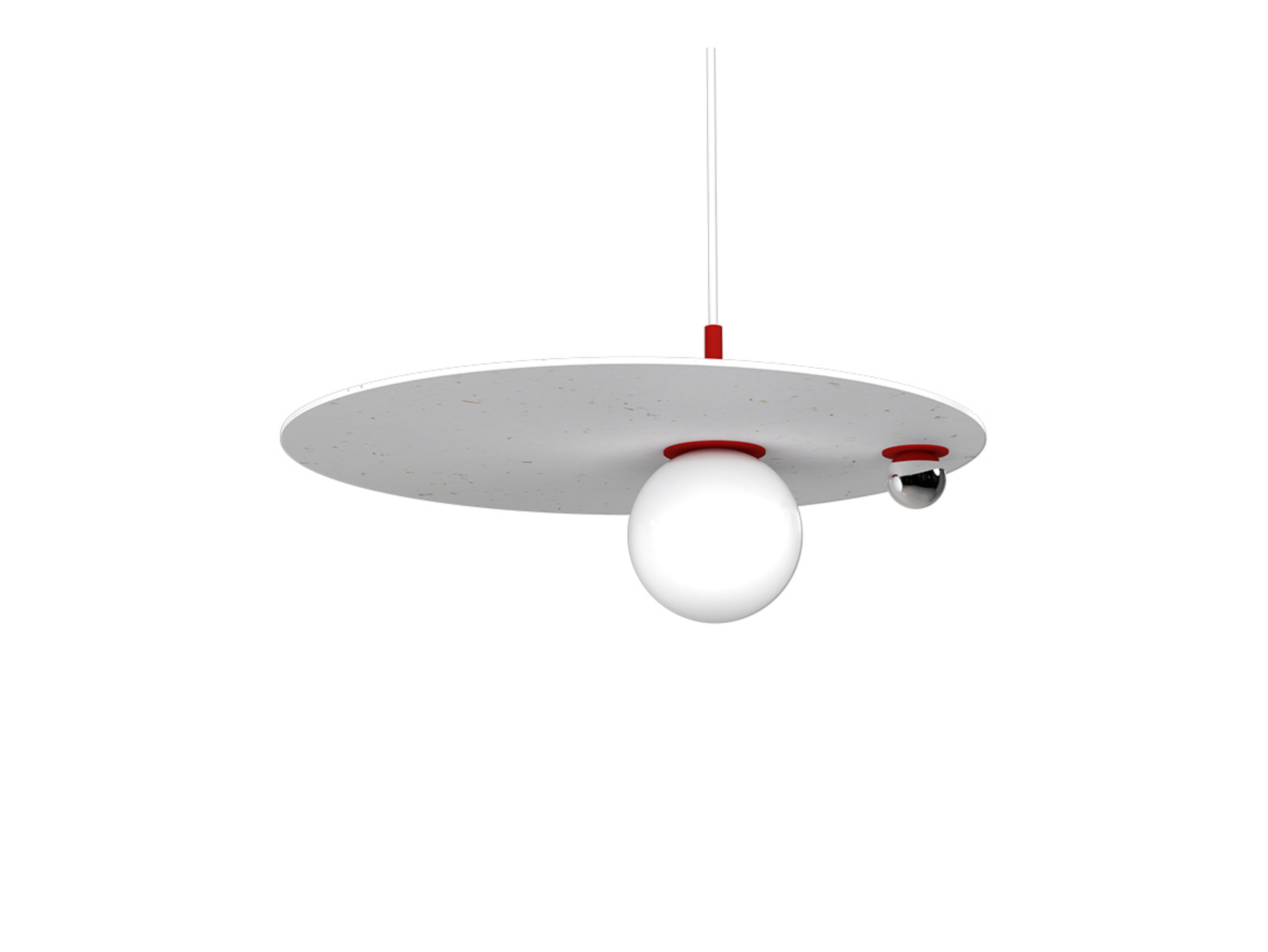 Pluto Big Pendelleuchte Strawberry Red - Swedish Ninja