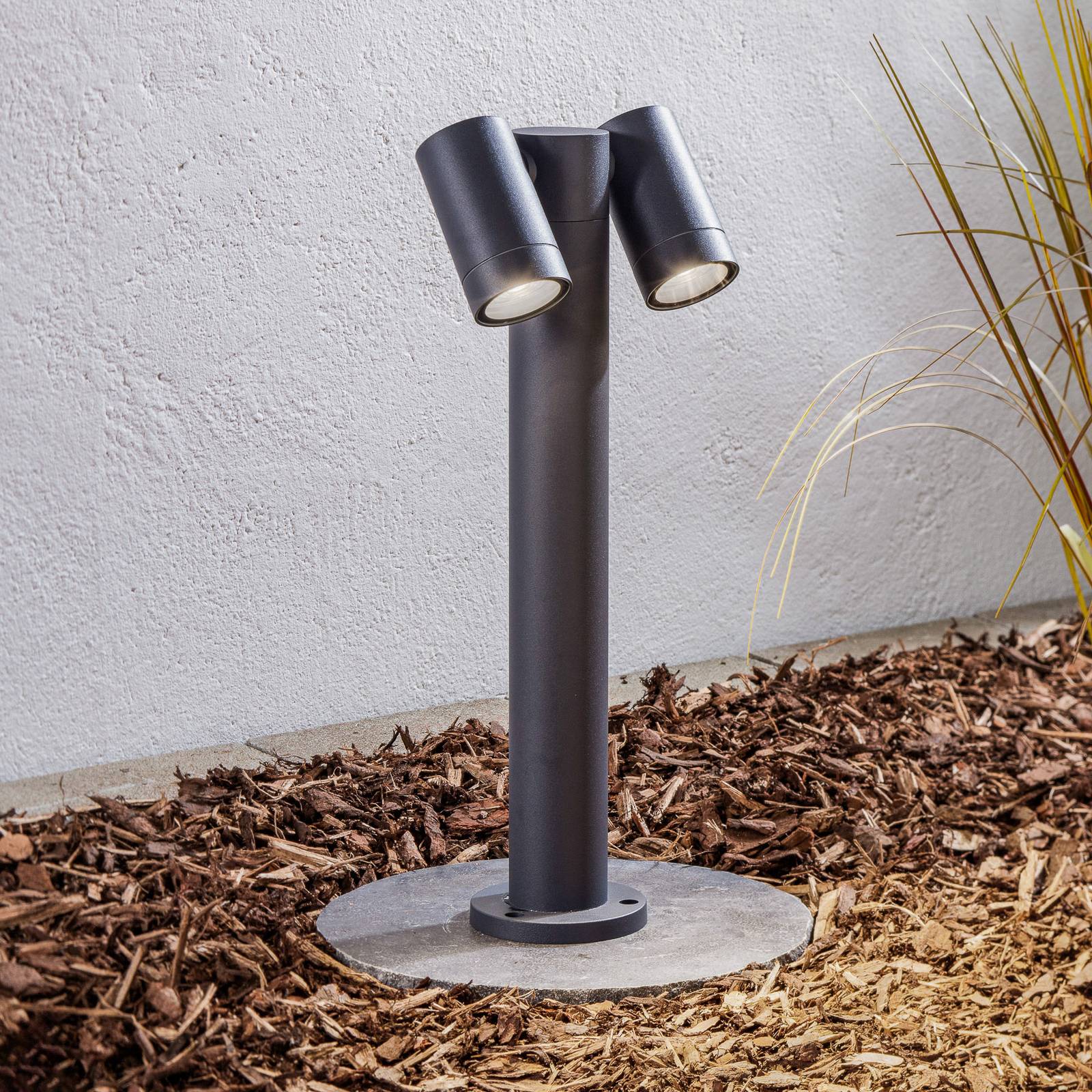 Prios Tulimar luminaire pour socle à 2 lampes