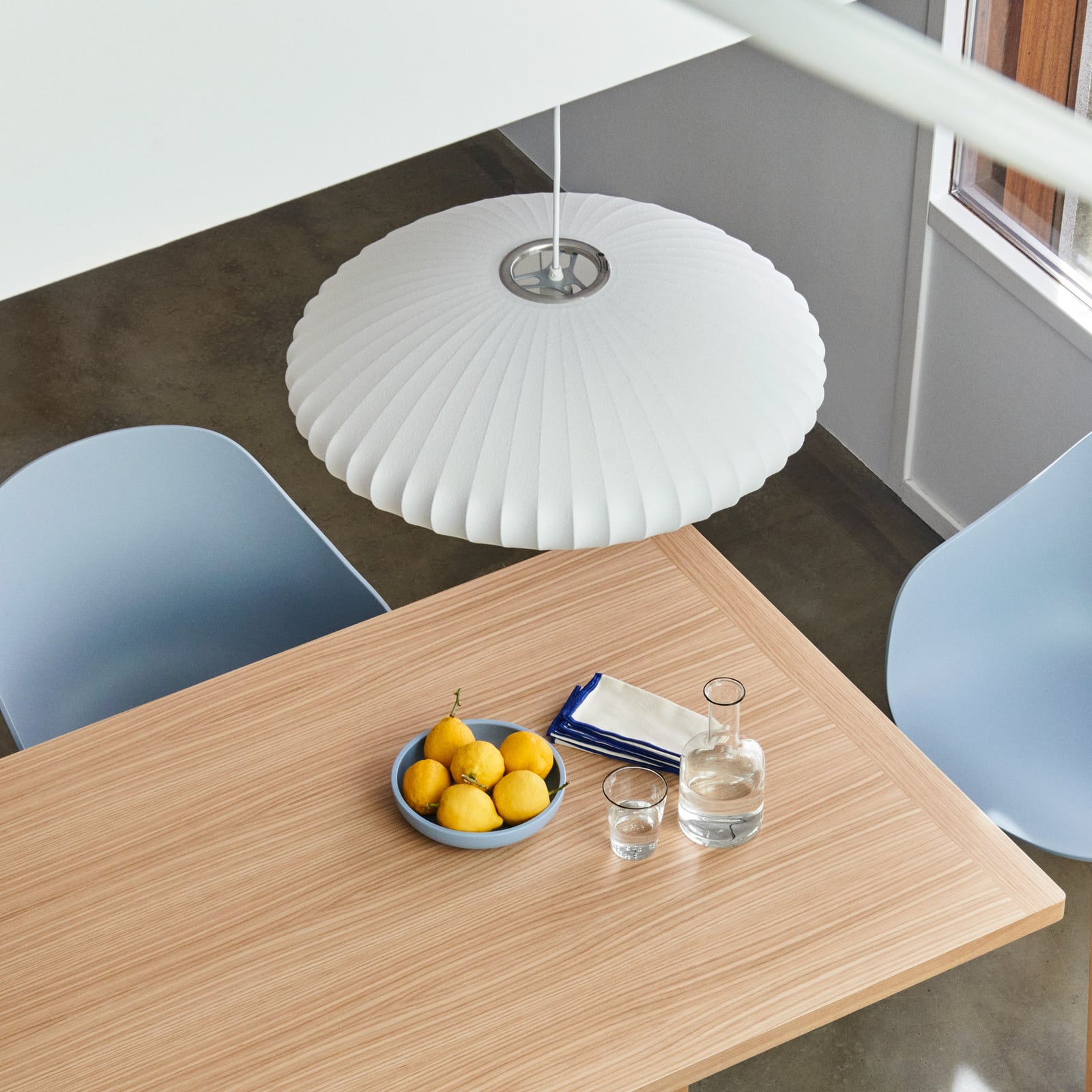 Lámpara colgante HAY Nelson Saucer Bubble S, Ø 44,5 cm, blanca