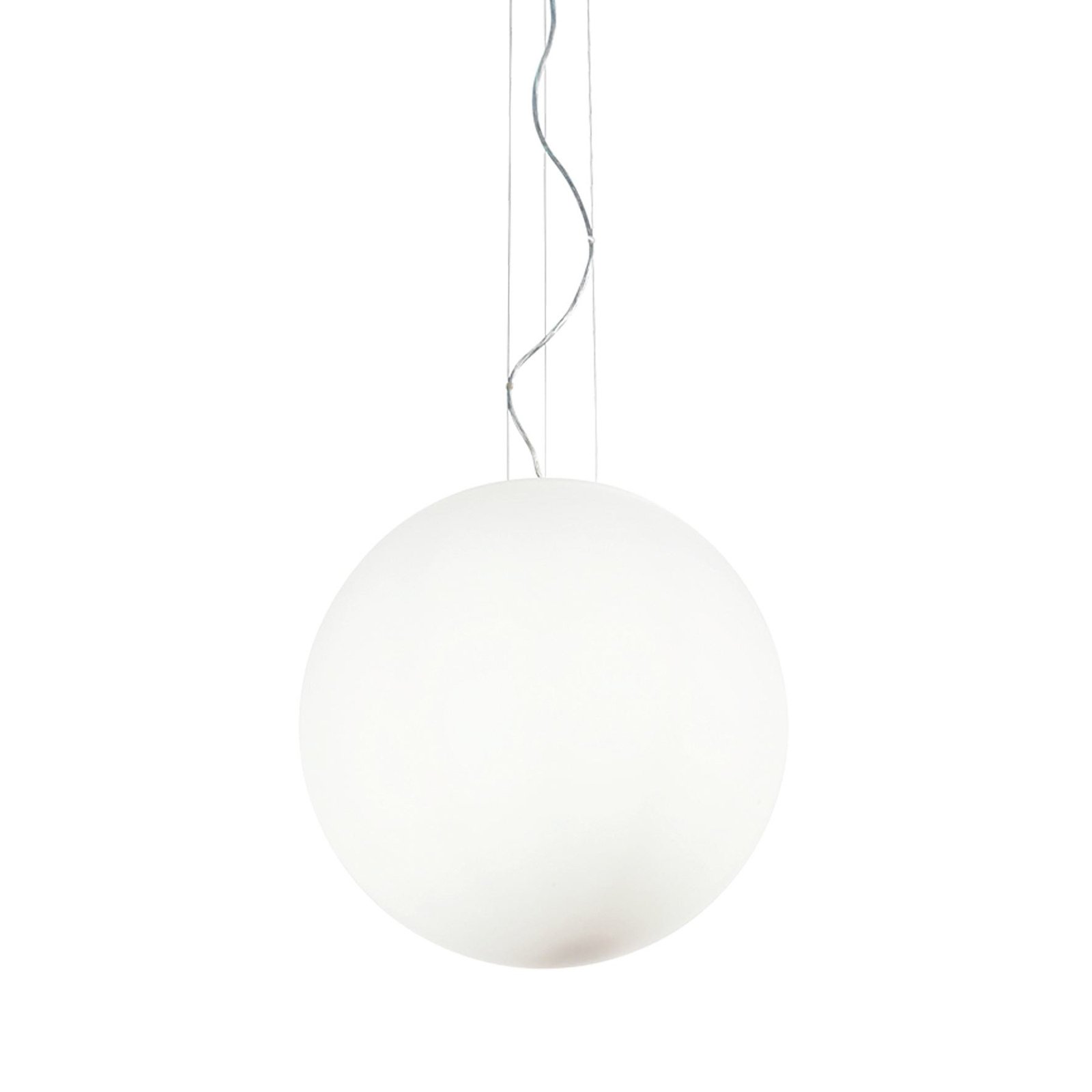 Ideal Lux Mapa lámpara colgante, Ø 50 cm, cristal opal, globo