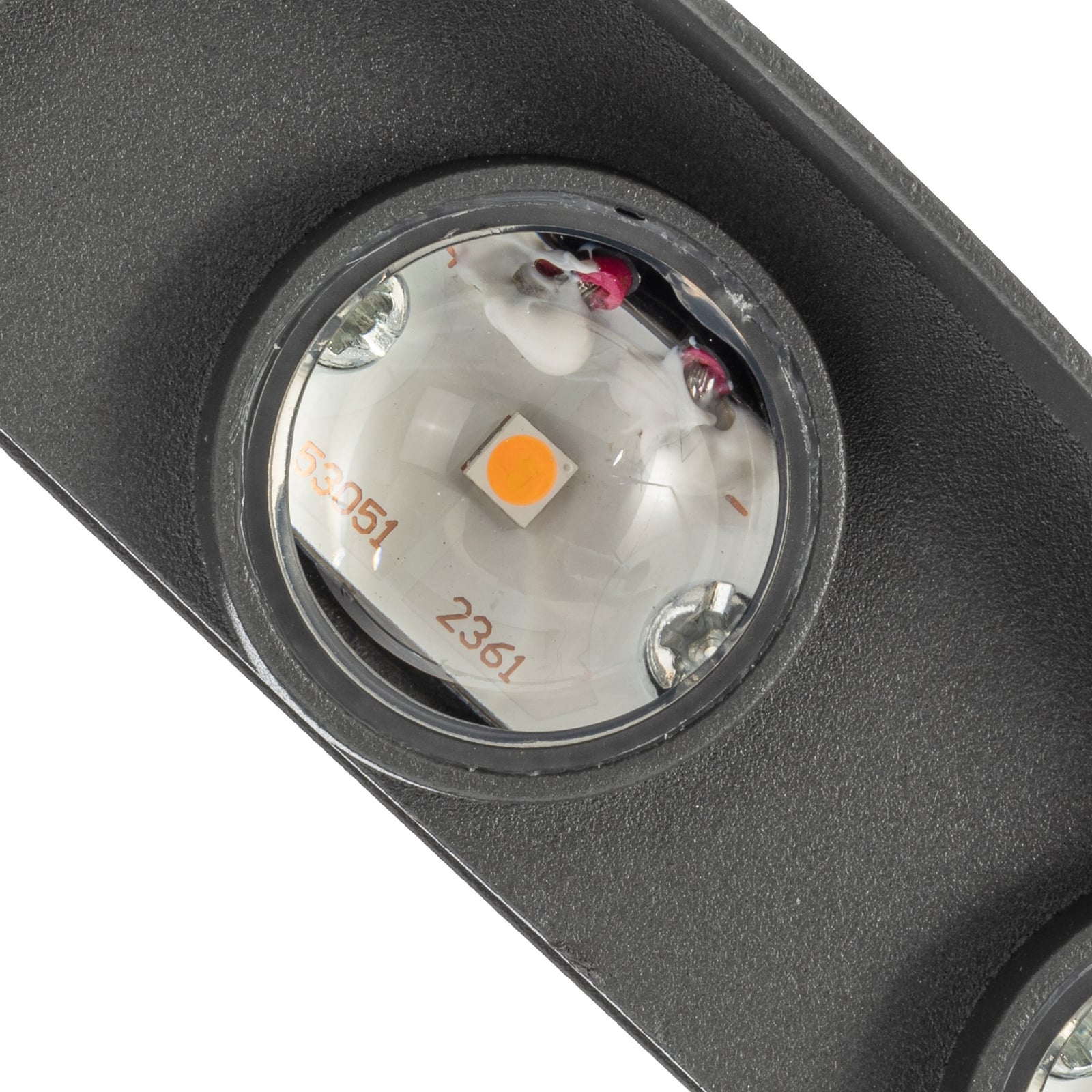 Ithan LED-Außenwandleuchte, anthrazit, 3-flammig, 17 cm - Lindby