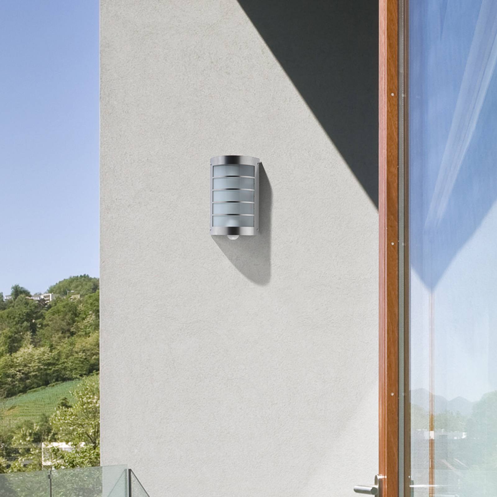 Marco1 Modern Exterior Wall Lamp incl. Sensor