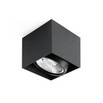 Deckenleuchte Tecto, Downlight, 1-fl., Aluminium, schwarz
